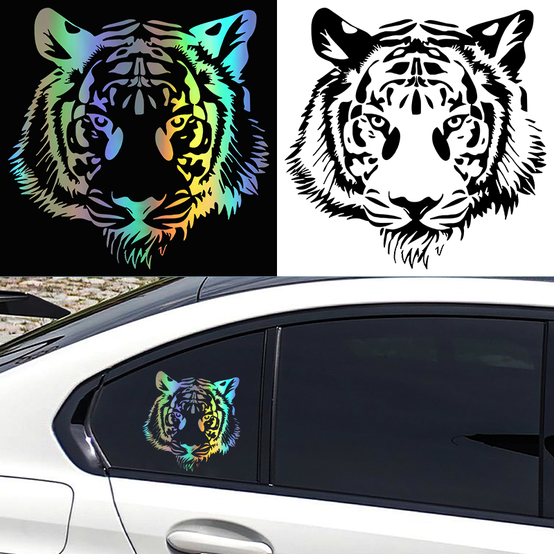 Motorcycle Gear Pattern - G217 20*20CM POWERFUL TIGER HEAD Personality