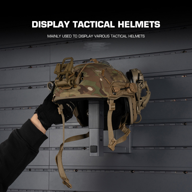 Motorcycle Gear Rack - Tactical Equipment Display Stand for Rifle/Fast