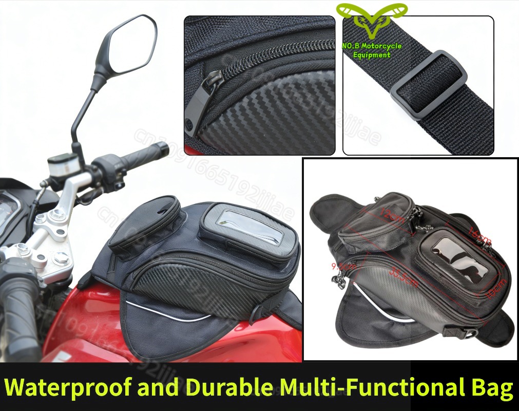 Magnetic Tank Bag - Motorcycle Tank Bag Magnetic Fuel Tank