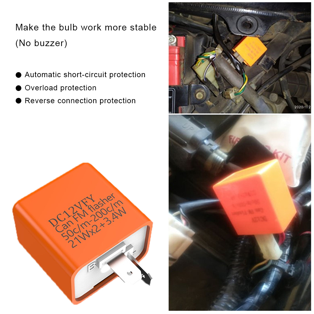 DV 12V LED Flasher Adjustable  - đánh giá và giá Motorcycle Gear Protection