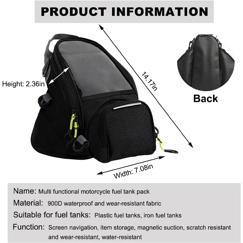Magnetic Motorcycle Waterproof - đánh giá và giá Magnetic Tank Bag