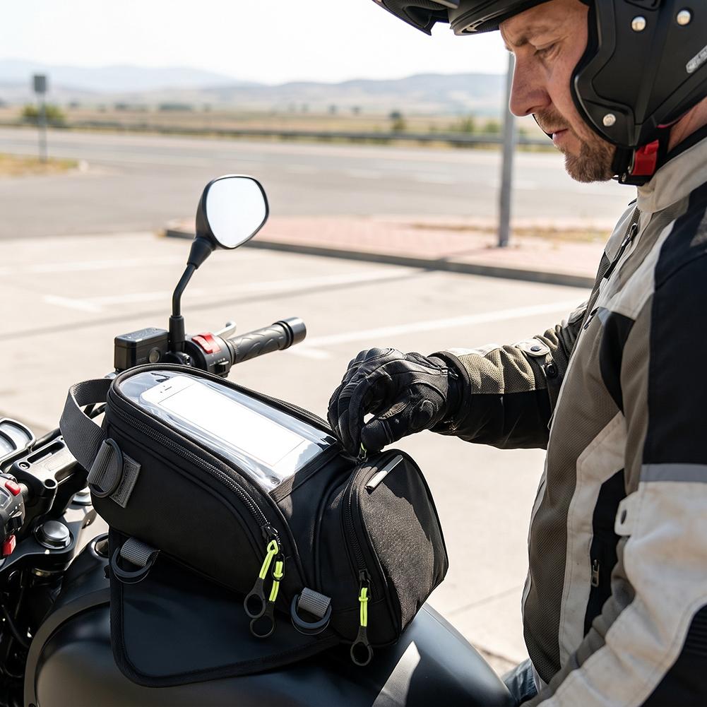 Motorcycle Riding Tank Bag Mag - đánh giá và giá Magnetic Tank Bag