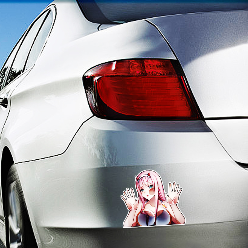 Zero Two Windows Car Stickers  - đánh giá và giá Motorcycle Gear Pattern