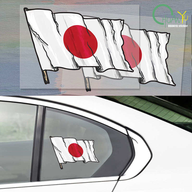 Personality Japan Flag Car Sti - đánh giá và giá Motorcycle Gear Japan