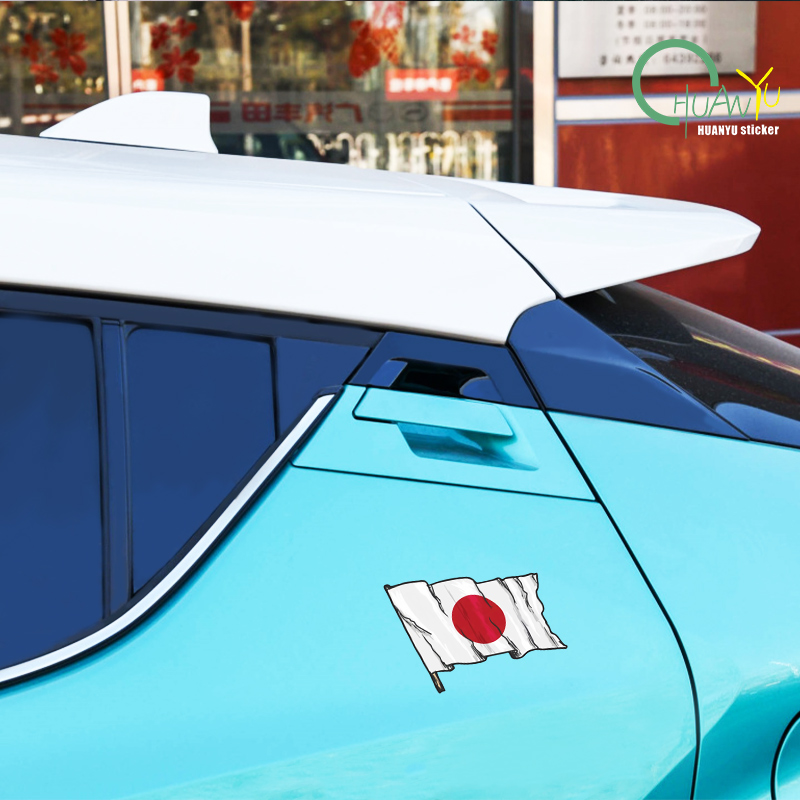 Personality Japan Flag Car Sti - đánh giá và giá Motorcycle Gear Japan
