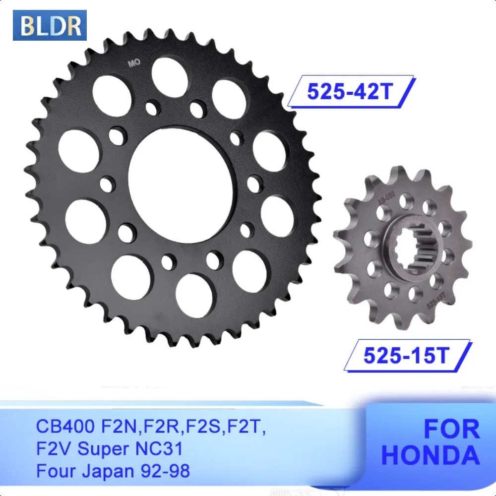 525 15T 42T Front Rear Sprocke - đánh giá và giá Motorcycle Gear Japan