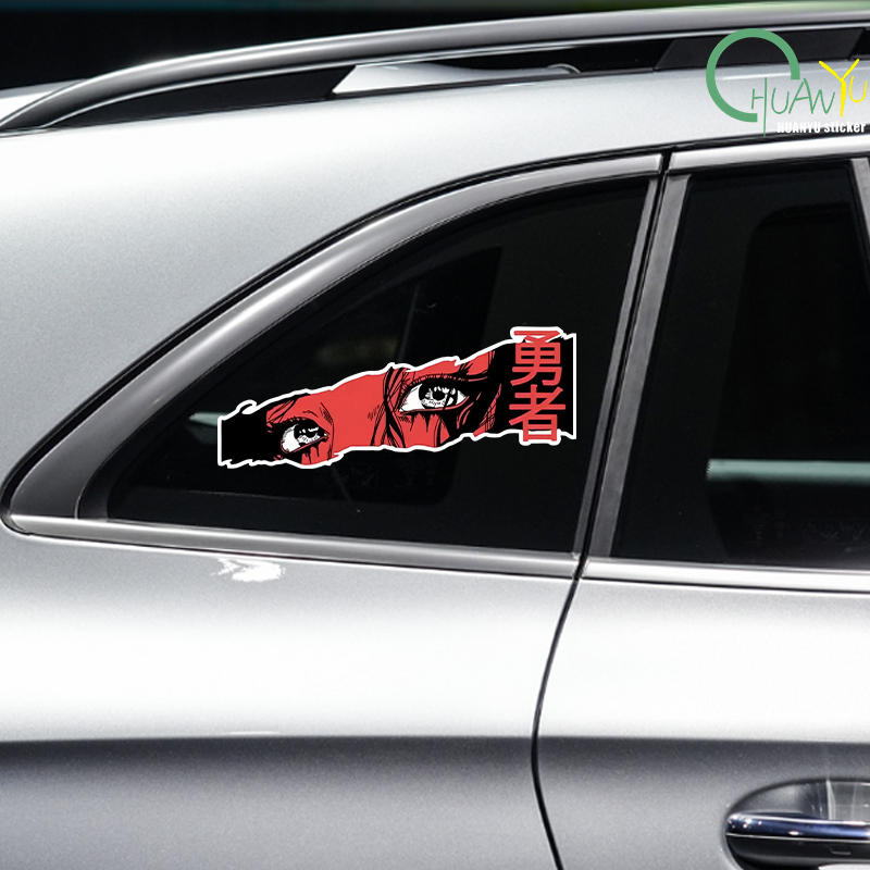 Japanese samurai eye car stick - đánh giá và giá Motorcycle Gear Japan
